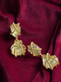 Gold Stone Earrings