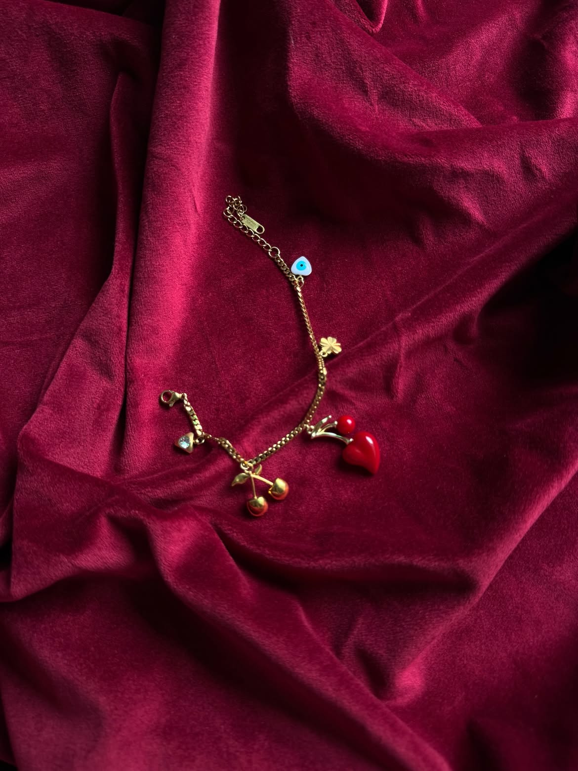 Red Heart bracelet
