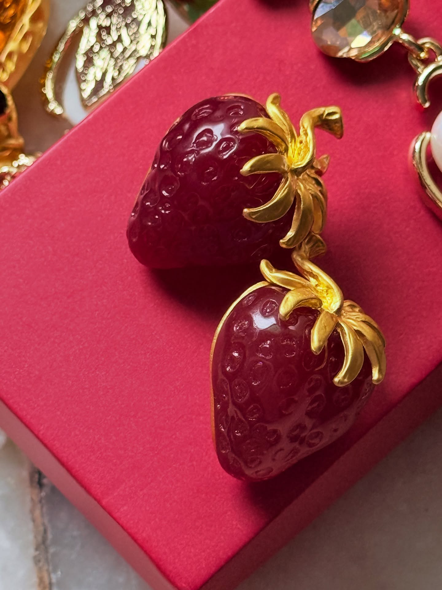 Strawberry Earrings